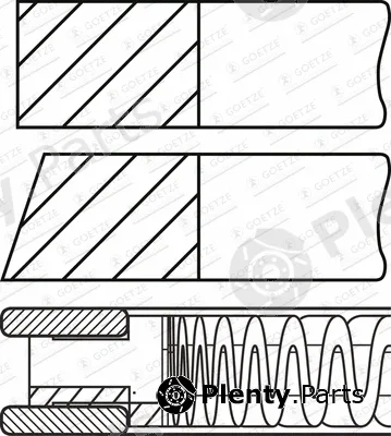 Wilmink Group WG2202088 — Piston Ring Kit