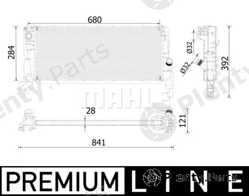 Wilmink Group WG2183279 — Radiator, engine cooling