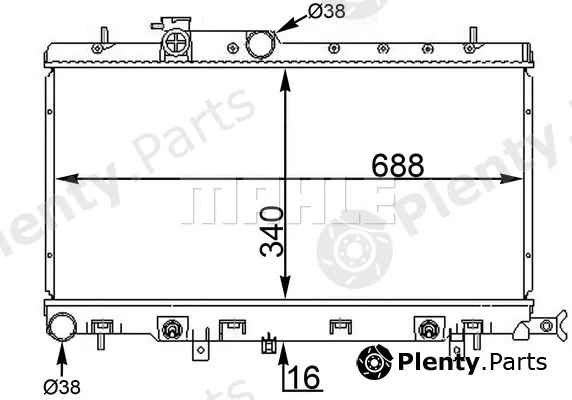 Wilmink Group WG2182751 — Radiator, engine cooling