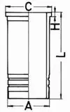 Wilmink Group WG1021867 — Cylinder Sleeve
