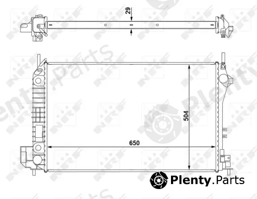 Wilmink Group WG1723261 — Radiator, engine cooling