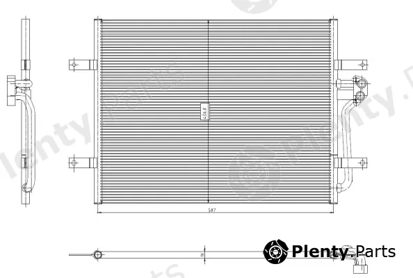 Wilmink Group WG2160701 — Condenser, air conditioning