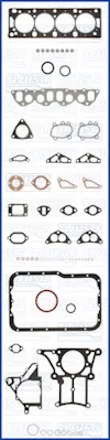 Wilmink Group WG1164449 — Full Gasket Kit, engine