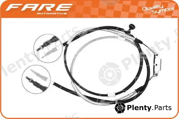Fare SA 17472 — Cable Pull, parking brake