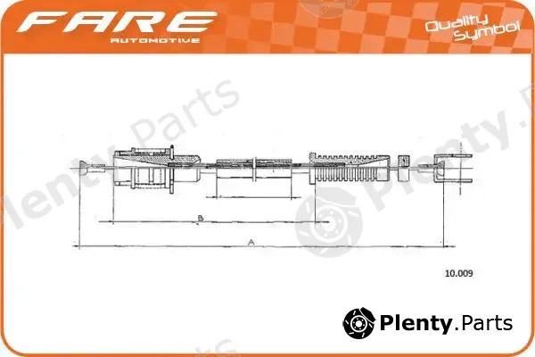 Fare SA 25523 — Accelerator Cable