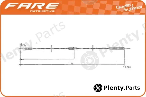 Fare SA 25989 — Accelerator Cable