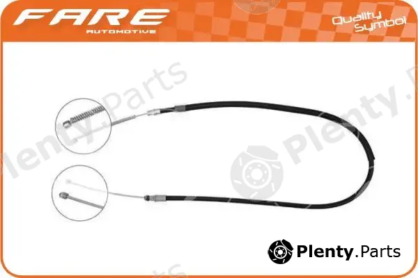 Fare SA 18880 — Cable Pull, parking brake