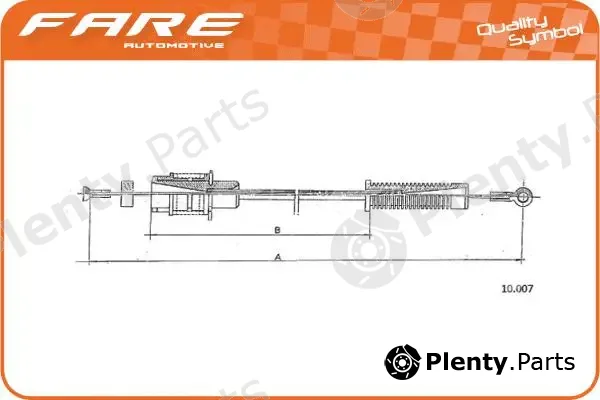 Fare SA 25529 — Accelerator Cable