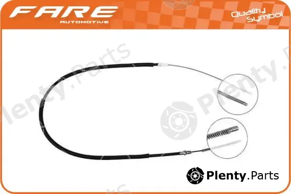 Fare SA 17496 — Cable Pull, parking brake