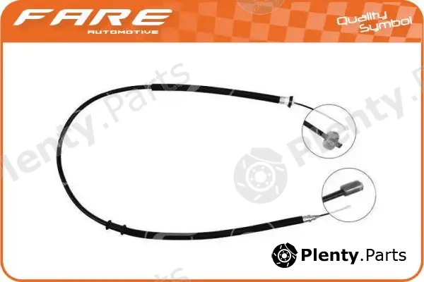 Fare SA 17586 — Cable Pull, parking brake