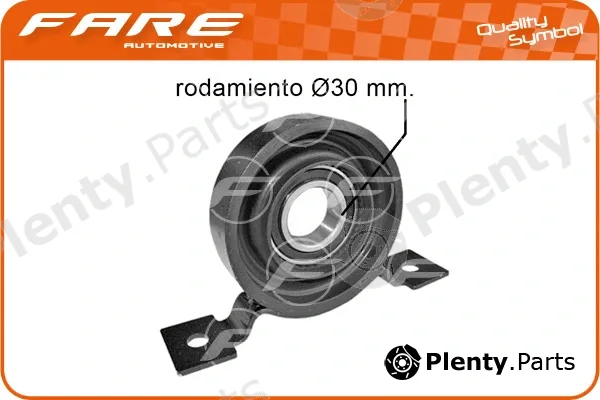 Fare SA 10538 — Suspension, propshaft