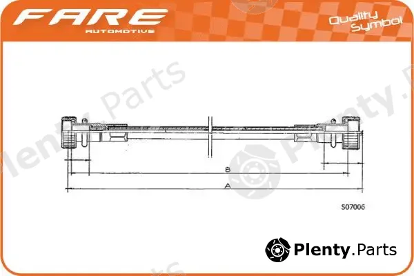 Fare SA 27475 — Speedometer Cable