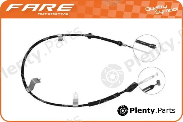 Fare SA 18314 — Cable Pull, parking brake