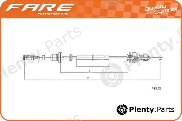 Fare SA 25688 — Accelerator Cable