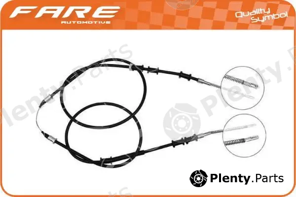 Fare SA 18619 — Cable Pull, parking brake