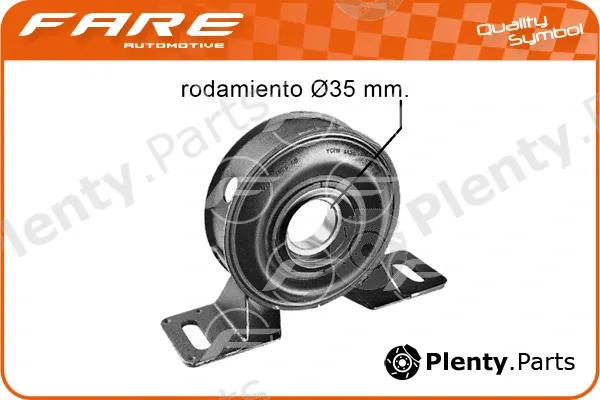 Fare SA 10755 — Suspension, propshaft