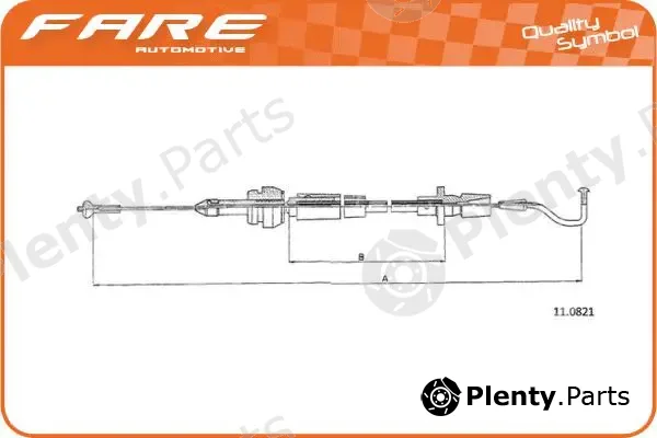 Fare SA 26006 — Accelerator Cable