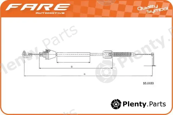Fare SA 31049 — Accelerator Cable