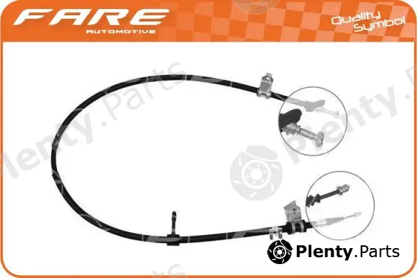 Fare SA 17682 — Cable Pull, parking brake