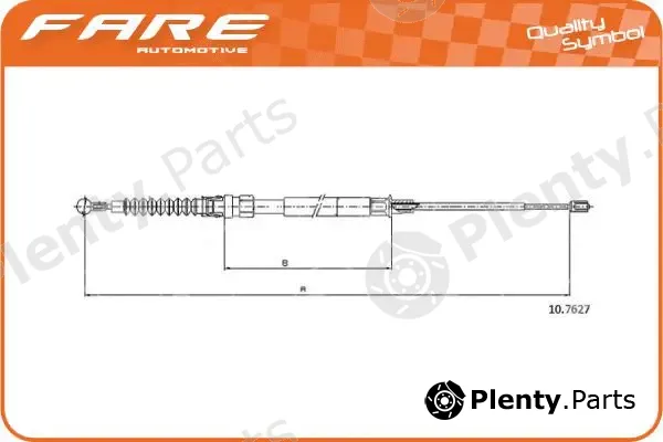 Fare SA 19291 — Cable Pull, parking brake