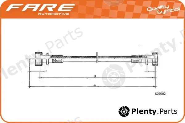 Fare SA 27468 — Speedometer Cable