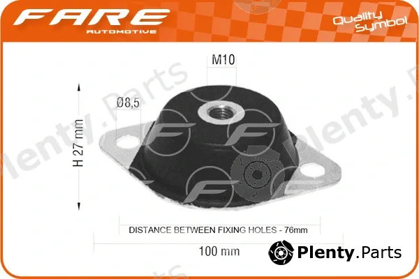 Fare SA 15003 — Mounting, engine