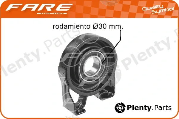 Fare SA 10558 — Suspension, propshaft
