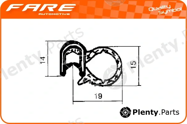 Fare SA 1328 — Door Seal