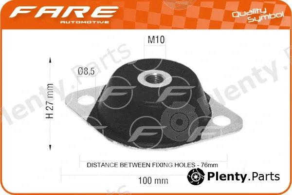 Fare SA 15002 — Mounting, engine