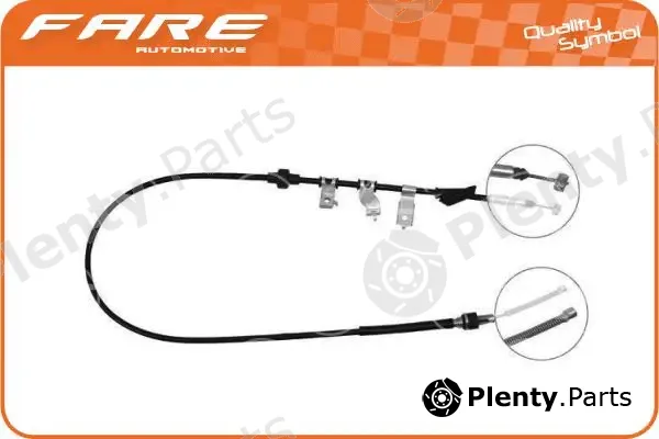 Fare SA 18404 — Cable Pull, parking brake