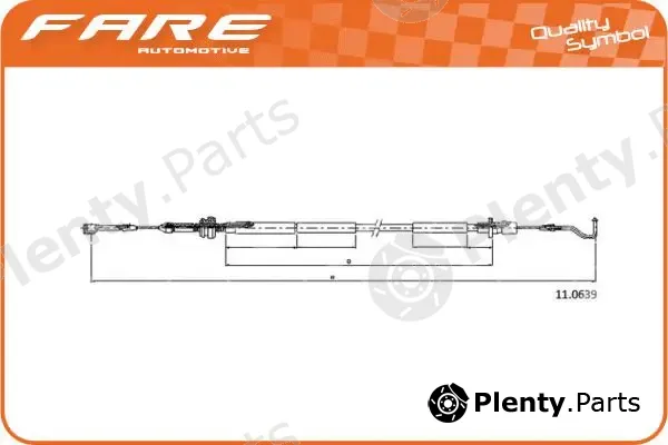 Fare SA 26023 — Accelerator Cable