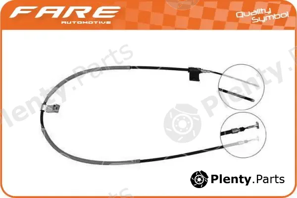 Fare SA 18107 — Cable Pull, parking brake