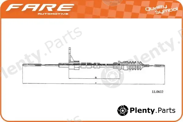 Fare SA 25998 — Accelerator Cable