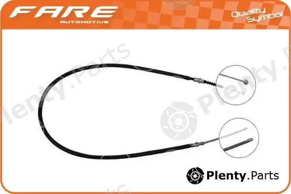 Fare SA 19363 — Cable Pull, parking brake