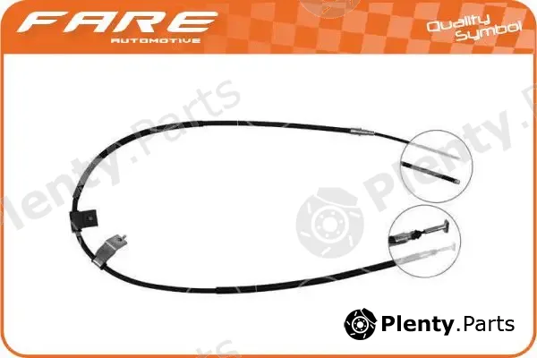 Fare SA 18106 — Cable Pull, parking brake