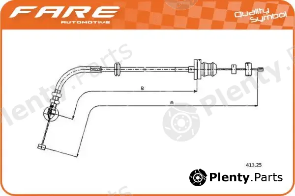 Fare SA 25648 — Accelerator Cable