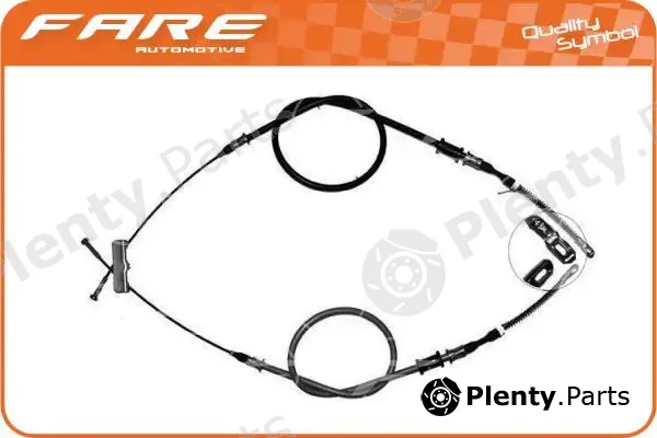 Fare SA 18624 — Cable Pull, parking brake