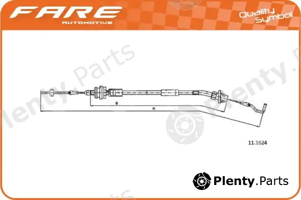 Fare SA 25514 — Accelerator Cable