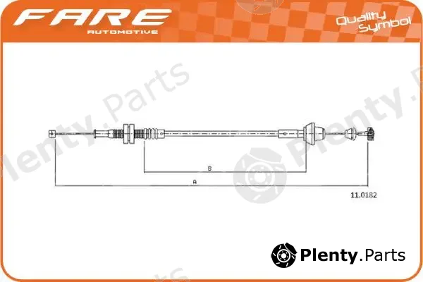 Fare SA 25750 — Accelerator Cable