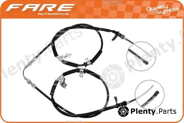 Fare SA 17488 — Cable Pull, parking brake