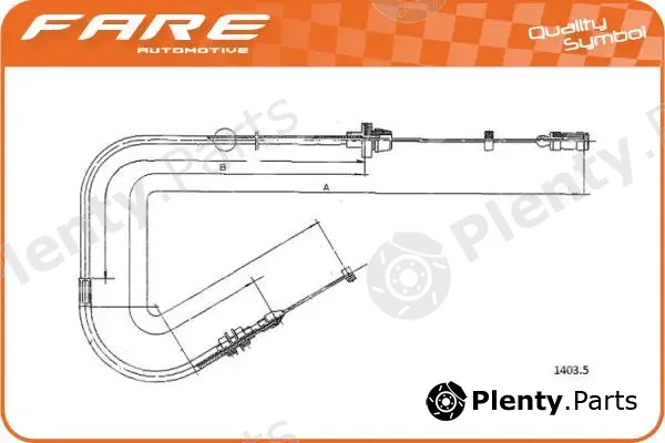 Fare SA 25649 — Accelerator Cable