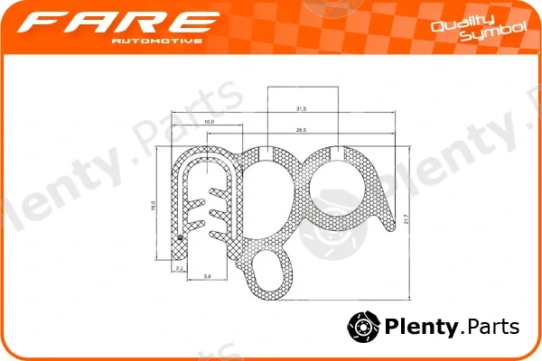 Fare SA 1331 — Door Seal