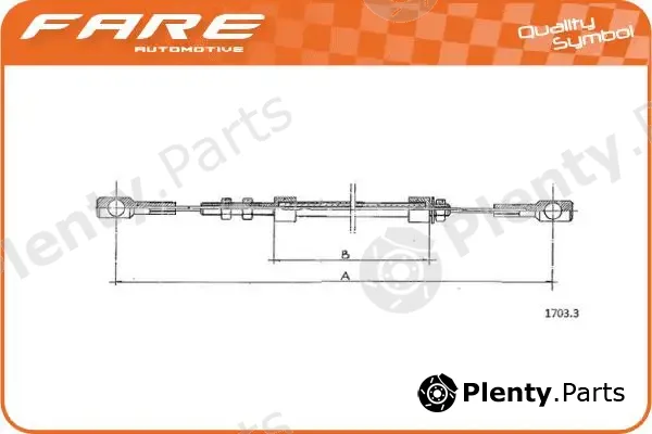 Fare SA 25606 — Accelerator Cable