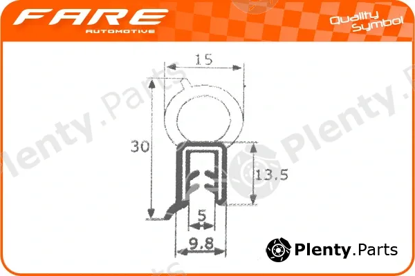 Fare SA 1327 — Door Seal
