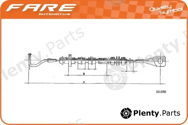 Fare SA 25970 — Accelerator Cable