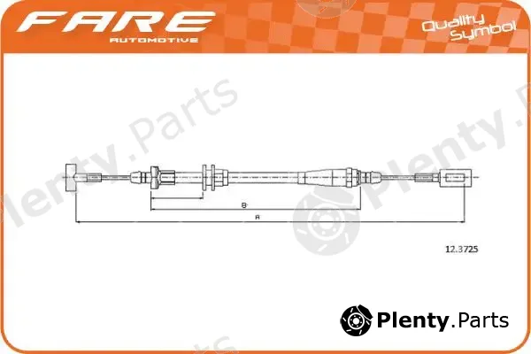Fare SA 18139 — Cable Pull, parking brake