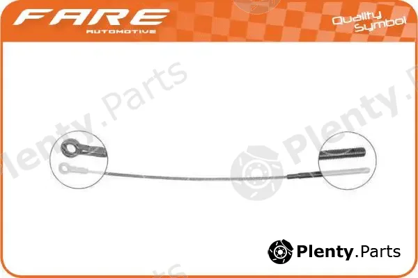 Fare SA 18372 — Cable Pull, parking brake