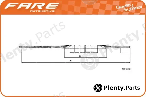 Fare SA 18959 — Cable Pull, parking brake
