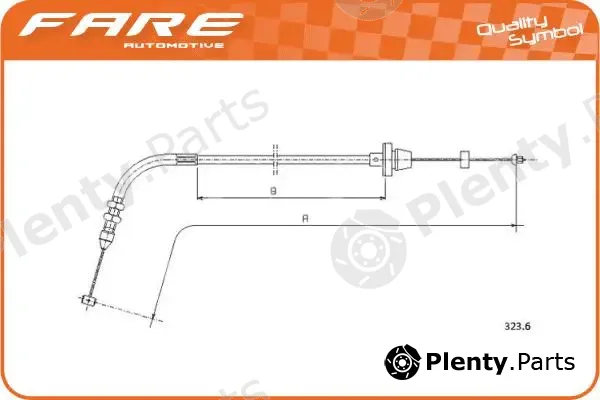 Fare SA 25669 — Accelerator Cable