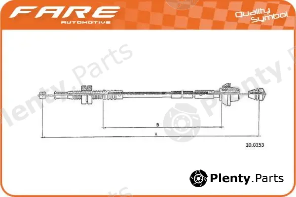 Fare SA 25739 — Accelerator Cable